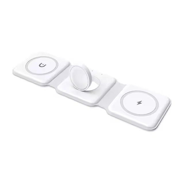 Hot Selling 3 in 1 Foldable Wireless Charger Magnetic Fast Wireless Charging Pad Compatible