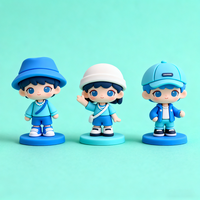 Figurines tendance en silicone personnalisées, cadeau en silicone pour fête, formes de dessins animés en silicone pour souvenirs de film