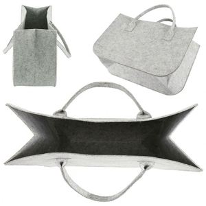 <b>Large</b> Felt Tote <b>Bag</b> Wholesale Felt <b>Bags</b> for Shopping with Customized Logo - Product Image 5