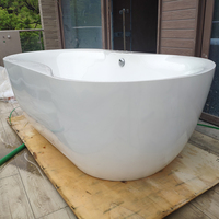 Baignoire autoportante en acrylique de grande taille, deux ensembles, 2 personnes, massage à air et baignoires à remous, BESMA B-7133, garantie de 3 ans