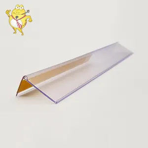 LAOHAMA factory 2023 hotselling POP flat self adhesive plastic label holder data strip