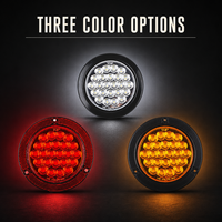 Nouvelle lampe arrière LED universelle américaine de 4 pouces 12V pour camion KW8019, feu de remorque, stop, clignotant, marche arrière, SAE DOT IP67