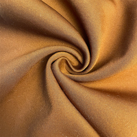 Tissu en daim de scaphandre bronzé personnalisé tricoté 320gsm 95 polyester 5 spandex collé matériel en microfibre