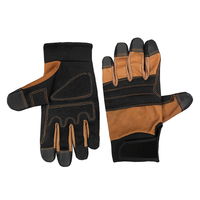 Gants de travail professionnels OEM/ODM pour mécaniciens, avec renfort au pouce, en toile microfibre haute densité résistante à l'abrasion