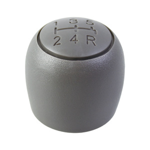 Fiat Car Gear <b>Shift</b> <b>Knob</b> Grey Leather 5-Speed Ergonomic Design For Fiat 500C Panda - Product Image 2