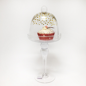 Custom Small Mini Decorative Dessert <strong>Cake</strong> <strong>Dome</strong> <strong>Glass</strong> with Pedestal - Product Image 4