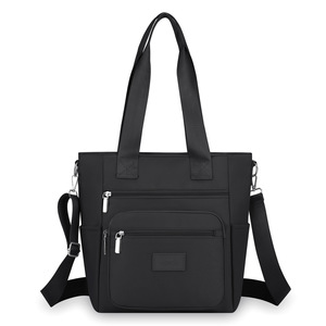 Unisex Lightweight Waterproof <b>Nylon</b> Open Closure Crossbody <b>Tote</b> <b>Bag</b> with Adjustable Strap Women Handbags Sling <b>Bag</b> - Product Image 4