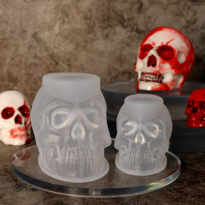 Moule goutte à goutte en silicone Halloween Scarface moule à bougie <span class=keywords><strong>jeu</strong></span> <span class=keywords><strong>de</strong></span> décoration <span class=keywords><strong>de</strong></span> vacances fait maison - Product Image 5