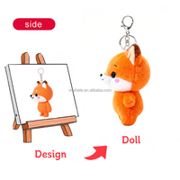 Jouets en peluche personnalisés CE CPC OEM, peluches douces, mascotte, poupée, logo personnalisé, jouets animaux, porte-clés en peluche personnalisé