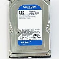 Hard Drive SATA Internal 2 TB 3.5 Inch Berkualitas Tinggi, Direkondisi, 100% Teruji, Kondisi Baik untuk Desktop