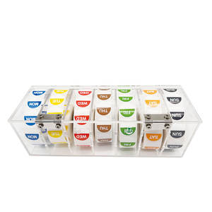 Juego de 1000 Etiquetas Adhesivas Brillantes para Días de la Semana, 7 Rollos de 1 x 1 Pulgada, Etiquetas Removibles para Alimentos de Lunes a Domingo - Product Image 4