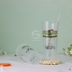 New design disposable coffee for wholesales Professional <b>plastic</b> matcha <b>cups</b> - Product Image 3