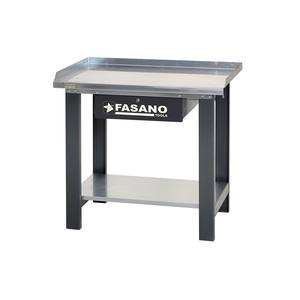 Fasano Tools Metal Workbench With Drawer And Shelf 36x24 Inches Industrial Workshop <b>Table</b> - Product Image 1