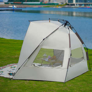 Tenda da Campeggio Portatile per Spiaggia e Parco Quattro Stagioni Una Camera da Letto Montaggio Rapido in Oxford 210D Set Completo di Attrezzatura - Product Image 3