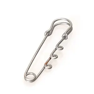 Wholesale Safety Pin Brooch Base 3 Hoops Jewelry Findings Accessories