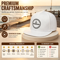 Casquettes Snapback en gros directement de l'usine, certifiées BSCI GRS ISO9001, haute capacité, livraison fiable, casquettes Snapback personnalisées en vrac