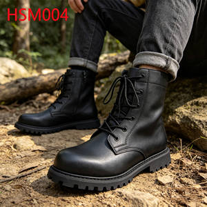รองเท้าบูทหนังวัวแท้ LXG, Survival Expedition รุ่น HSM003 สำหรับงานภาคสนาม ทนทาน แข็งแรง ดีไซน์คลาสสิก แนว Tactical - Product Image 4