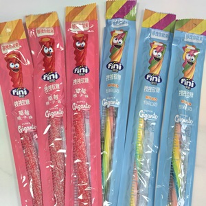 Snacks Exóticos al por Mayor, Tiras de Gomitas Masticables con Sabor a Frutas Mixtas, Dulces Arcoíris para Niños - Product Image 4