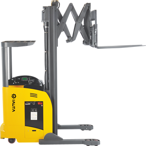 Iauta sâu đôi kép Scissor đạt Pallet xe nâng Stacker ngồi loại điện Đạt Stacker với Triplex mast - Product Image 3
