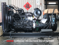 Générateur diesel Cummins à prix avantageux, 200 kW/kVA, 250 kVA, avec alimentation monophasée/triphasée 50/60 Hz, 24 V CC, pour solution d'alimentation des installations industrielles