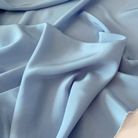 Tissu en crêpe de Chine 100% soie pure, uni, teinture unie, qualité stable, tendance, pour chemise femme respirante et sexy