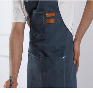 <span class=keywords><strong>Delantal</strong></span> de <span class=keywords><strong>cocina</strong></span> grueso impermeable, babero para jardinería de lona impermeable, trabajo de cafetería para <span class=keywords><strong>Amazon</strong></span>, procesamiento de <span class=keywords><strong>cocina</strong></span> vaquera - Product Image 4