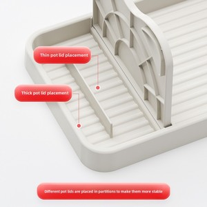 Soporte Multifuncional para Tapas de Ollas y Sartenes, Estante para Tapas, Reposacucharas, Espátulas y Utensilios de Cocina - Product Image 3