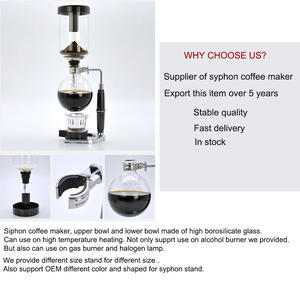 Proveedor de China hecho portátil sifón equilibrio tejer máquina de café - Product Image 3