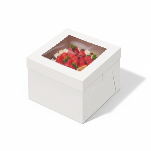 Cajas de Cartón Cuadradas Blancas YZ para Pasteles, Cajas de Dulces para Empacar Sets de Pasteles Dulces, Ideales para Regalos de Panadería, Paquetes de Regalo, Empaque de Pasteles para Fiestas - Product Image 1