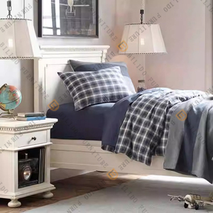 Amerikaans volledig massief houten <span class=keywords><strong>bed</strong></span> voor tienerjongens en -meisjes, 1,2 m modern eenpersoonsbed, op maat gemaakt slaapkamermeubilair - Product Image 3