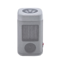 Matériel ignifuge ABS, chauffage PTC, type de prise AU/EU/US/UK, haut-parleur Bluetooth, ventilateur électrique portable de table