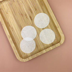 FP09 OEM Fabriqué en Chine, <span class=keywords><strong>coton</strong></span> non tissé naturel uni, démaquillant, tampons pour le visage - Product Image 2