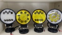Nuevas Lámparas LED para Automóviles, Luces de Trabajo, Luces Todoterreno, Faros Redondos, 35 W, Aleación de Aluminio, IP68, Impermeables, 4000 Lm, 24 V