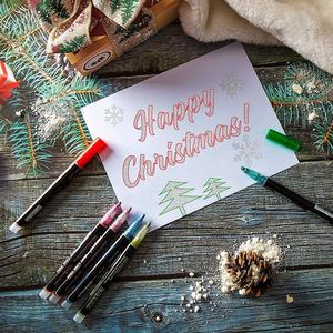 21 colori di Auto-contorno Shimmer Marcatori, Metallic Marcatori Contorno, <span class=keywords><strong>Doppia</strong></span> <span class=keywords><strong>Linea</strong></span> di Contorno Marcatore per Sketch Marker Pittura - Product Image 3