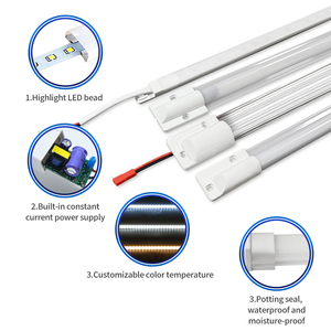 Longhey Commercial Réfrigérateur Partie Usine Vente Directe 2FT 4FT LED Tube Lumière 10W 20W Haute <span class=keywords><strong>Puissance</strong></span> LED Réfrigérateur Luminaire - Product Image 4