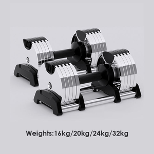 CZFIT High Quality Gym <b>Free</b> <b>Weights</b> Fitness Training Durable 16kg 20kg 24kg 32kg 36kg Adjustable Dumbbell 1kg Increment Unisex - Product Image 2