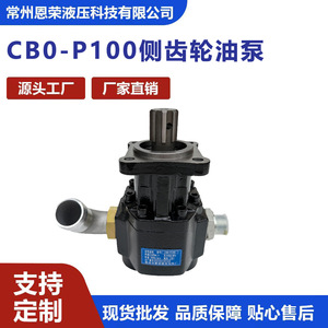 Cb0 <b>Miniature</b> Gear Pump 0.1cc Side Mounted Hydraulic Oil Transfer Pump Aluminum Alloy Body 1/4 Inch Connection - Product Image 4