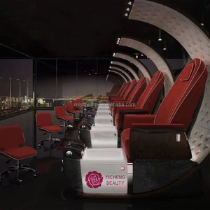 Yicheng <span class=keywords><strong>Beauty</strong></span>, equipo de Spa de diseño fantástico, cuenco de cristal, silla de Spa, salón de uñas de lujo, sillas de pedicura con masaje de tacto humano - Product Image 6