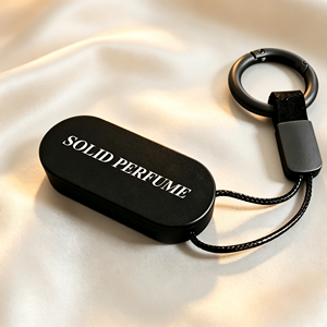 Porte-clés en métal avec parfum solide HKH pour les voyages, les activités de plein air et la fragrance quotidienne, étiquette privée, emballage personnalisé, usine - Product Image 1