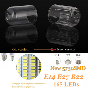 Siêu sáng E27/E14/B22 dẫn Ngô Ánh sáng bóng đèn 5730 SMD thay thế 150 Wát đèn sợi đốt tiết kiệm năng lượng 165LED AC 220-240V cho nhà - Product Image 5