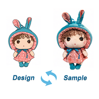Peluche personnalisée mignonne, jouet princesse personnalisable avec tenues, peluche douce, peluches kawaii, cadeaux pour filles, vente en gros OEM ODM