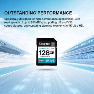   Tarjeta SD de Plástico SDG4 para Creadores de Contenido, Almacenamiento Negro para Cámara y Teléfono - Product Image 2