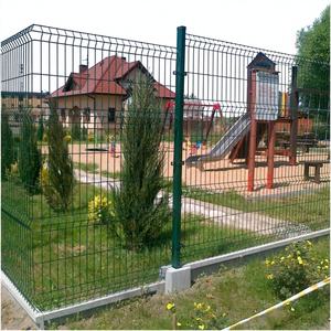 Panneaux de clôture décoratifs en treillis barbelé en fil de fer recouvert de PVC GOLD BILLION Z-1, courbés en 3D, soudés, à prix abordable, vente en gros - Product Image 1