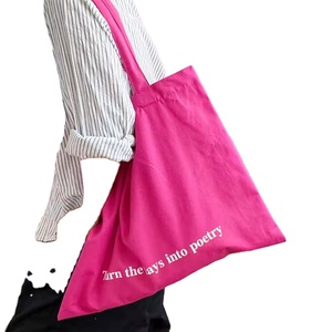 Fashion <b>Hot</b> <b>pink</b> Oversized Large Grocery Women Weekend Grocery 100% Canvas Shopping Gym Tote <b>Handbag</b> - Product Image 1