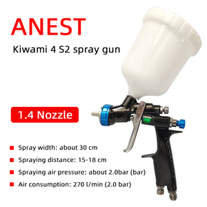 <span class=keywords><strong>Pistolet</strong></span> pneumatique professionnel japonais original Anest <span class=keywords><strong>Iwata</strong></span> S2 1.4 buse <span class=keywords><strong>HVLP</strong></span> pour pulvérisateur de peinture de vernis de voiture - Product Image 5