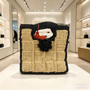 Sac fourre-tout au crochet fait main grande capacité, sac à main tendance pour <span class=keywords><strong>la</strong></span> <span class=keywords><strong>France</strong></span>, les États-Unis et l'Espagne - Product Image 4