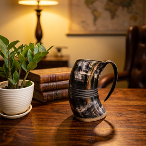 Nouvelle tasse à boire en corne de buffle domestique de qualité supérieure, style Viking, capacité 300-500 ml, par PERFECT ENTERPRISES - Product Image 6
