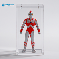 Vitrine empilable en acrylique transparent pour figurines et objets de collection (anti-poussière)