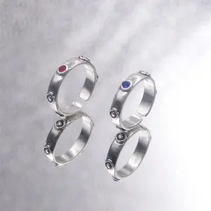Anime Howls Moving Castle Ring Hayao Miyazaki Cosplay <span class=keywords><strong>Howl</strong></span> Sophie Metal ajustable Unisex anillos joyería Prop accesorios regalo - Product Image 6