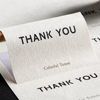 Autocollants personnalisés de remerciement en gros, papier spécial, impression numérique, formes personnalisables pour les événements de marque, emballage cadeau